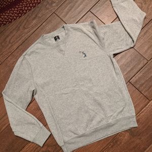 GREG NORMAN LONG SLEEVE GRAY SWEATSHIRT